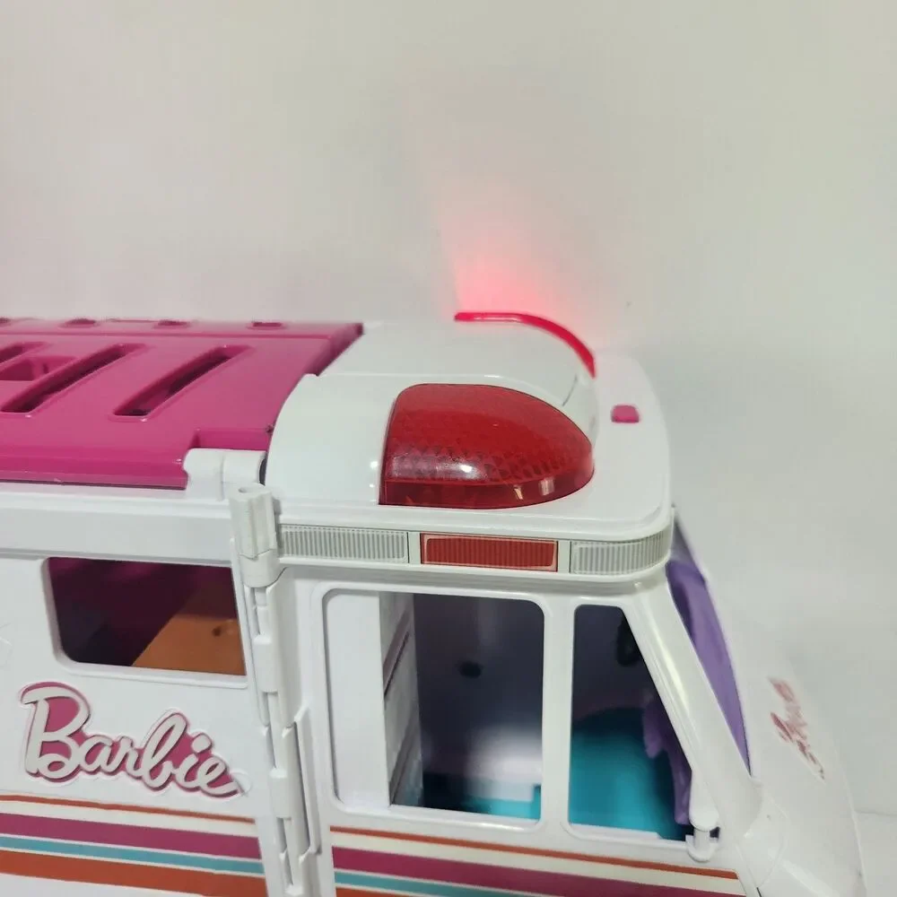 Barbie Ambulance Clinic Playset | Lights & Sirens Work | 2022 Mattel